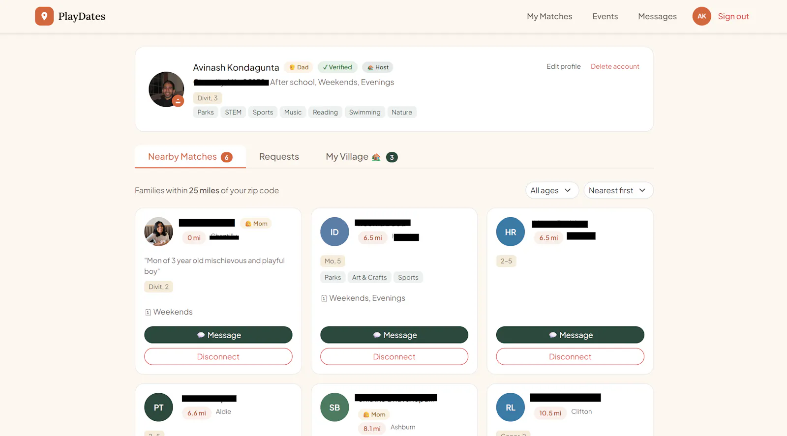 PlayDates.club - find your next playdate screenshot 6