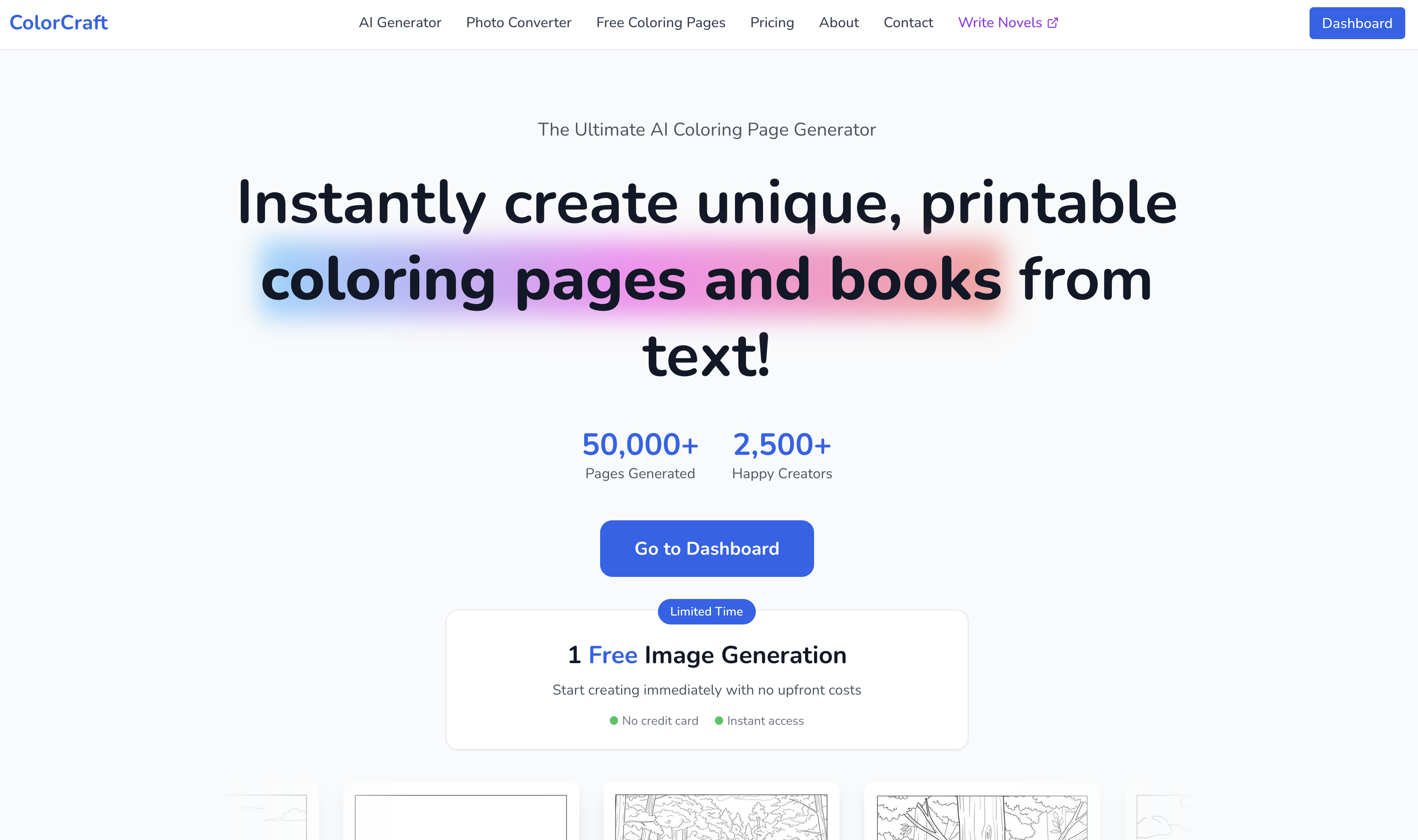 ColorCraft.AI - Coloring Book Generator gallery image