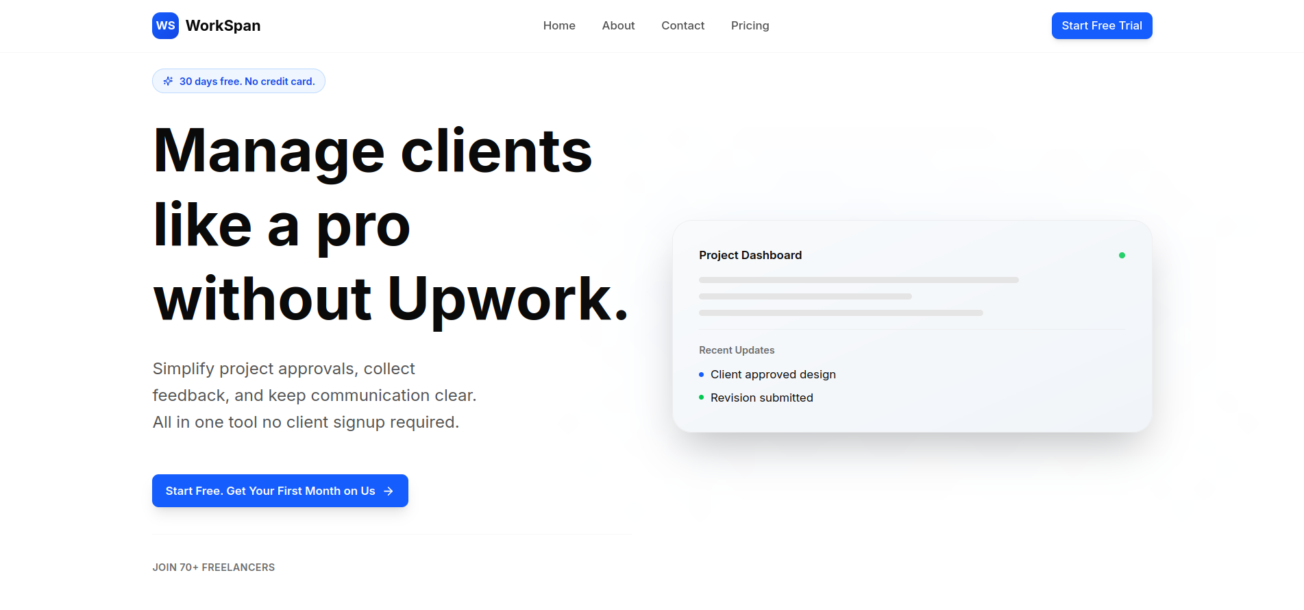 WorkSpan - Main screenshot showing features and interface