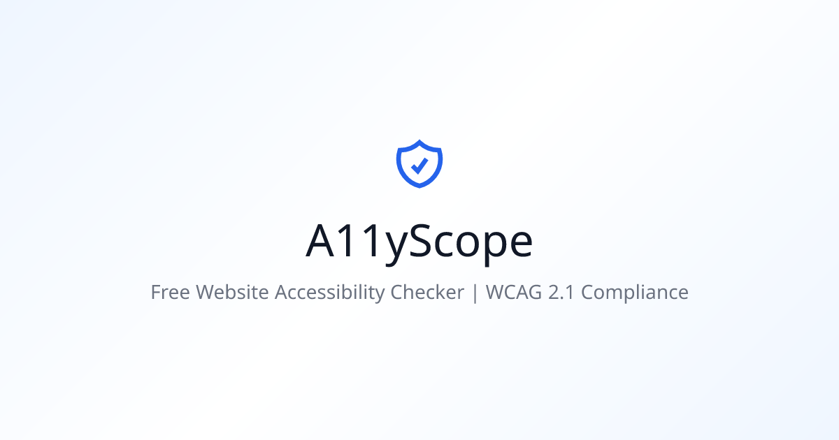 A11yScope gallery image