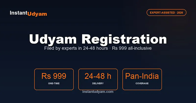 Instant Udyam screenshot 1