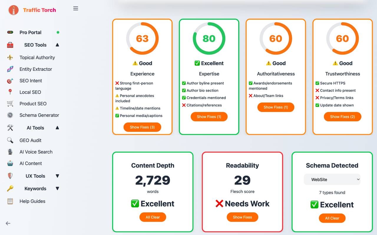 Traffic Torch - SEO Audit Toolkit gallery image