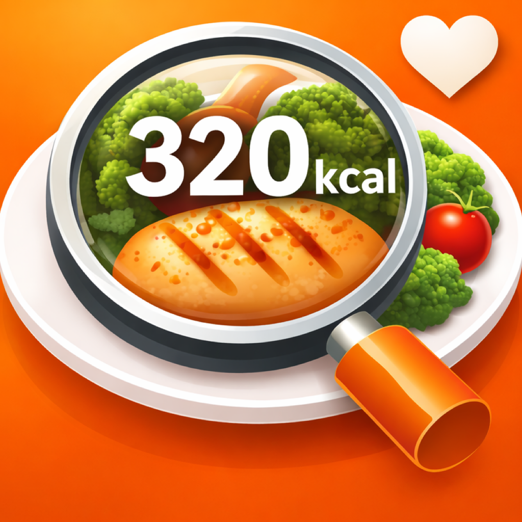 CalorieCam - Product Hunt launch logo and brand identity