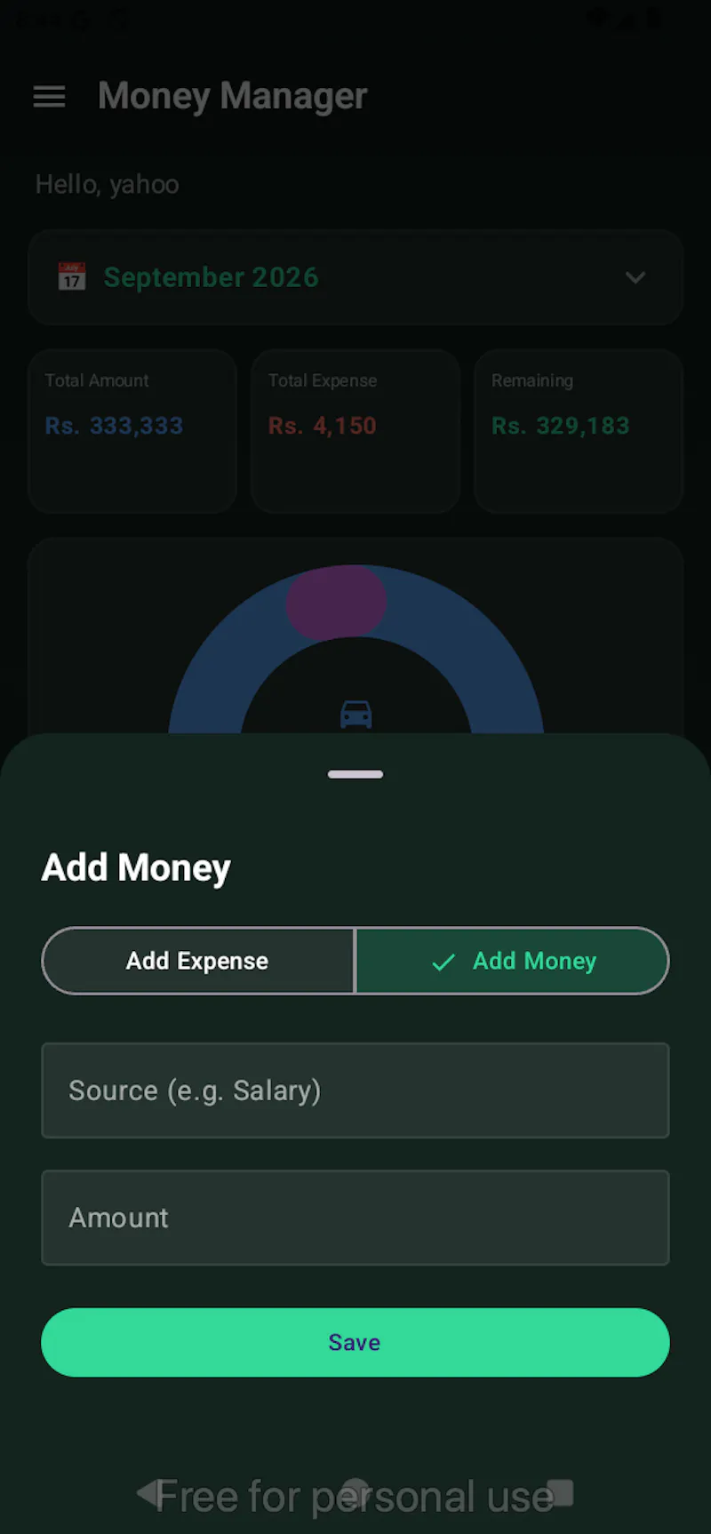 Money Manager: Expense Tracker screenshot 4