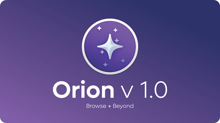 Orion 1.0产品图