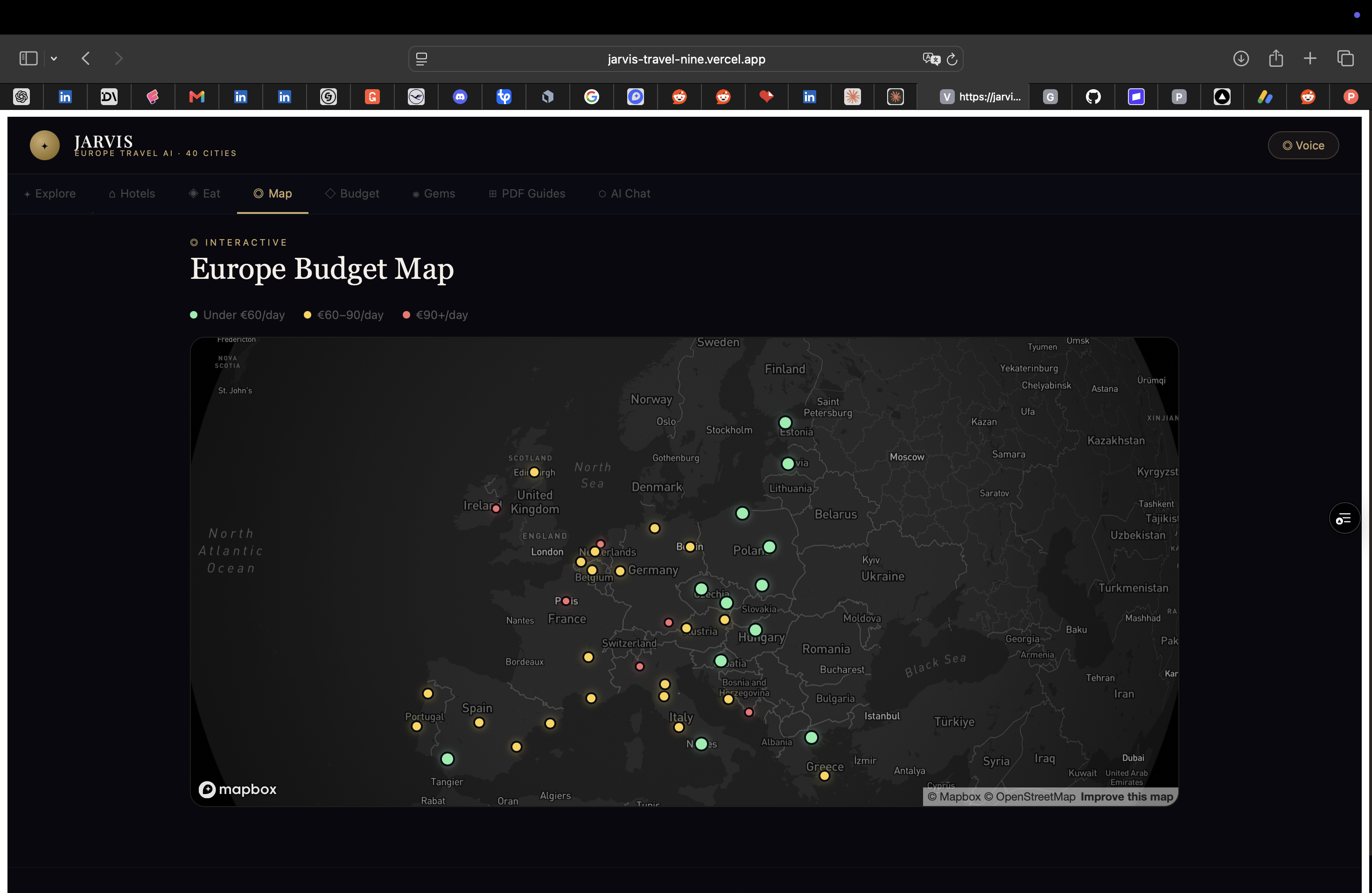 JARVIS Europe Travel AI gallery image