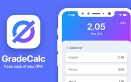 GradeCalc - GPA Calculator media 1