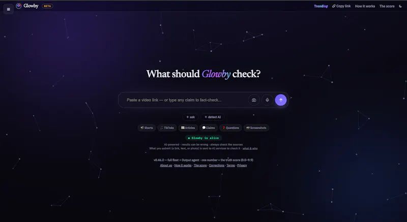 Glowby screenshot 2
