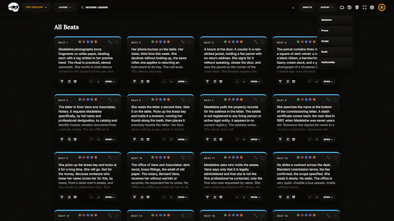 Skeleton Draft screenshot 6