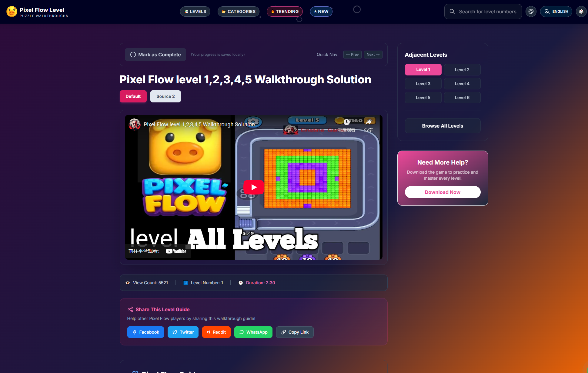 Pixel Flow Leve gallery image