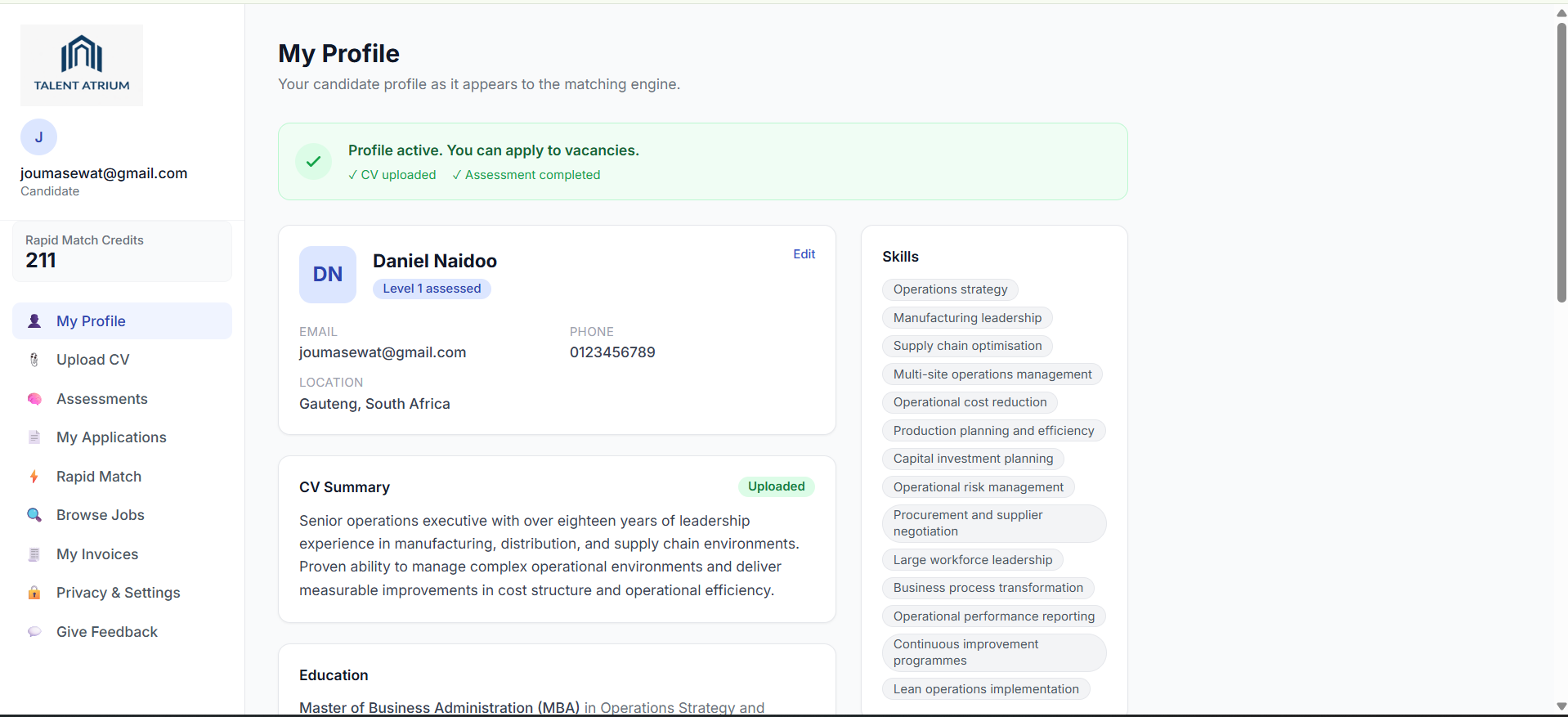 Talent Atrium gallery image