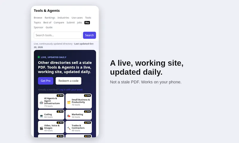 Tools & Agents screenshot 3
