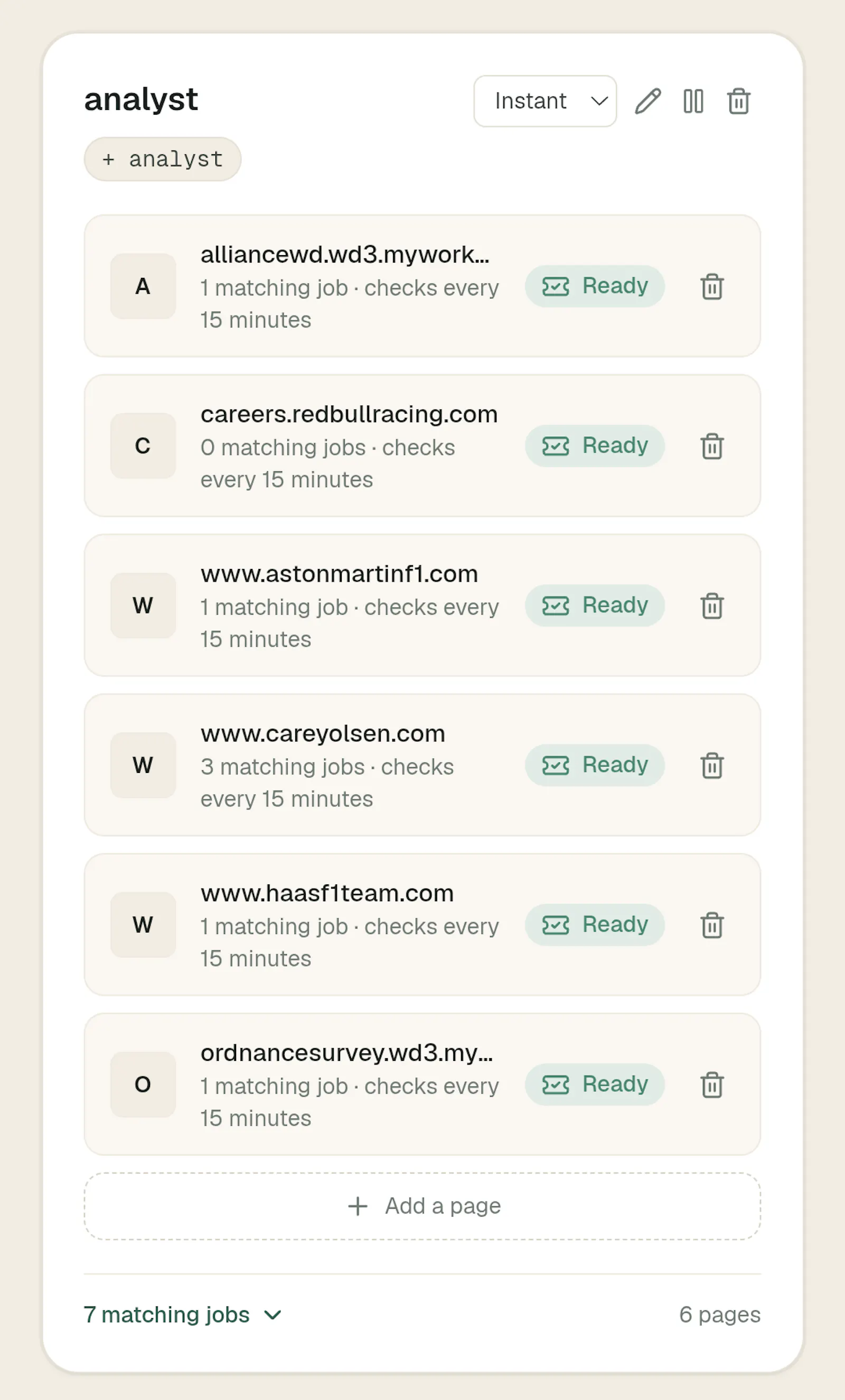 JobNotify screenshot 2