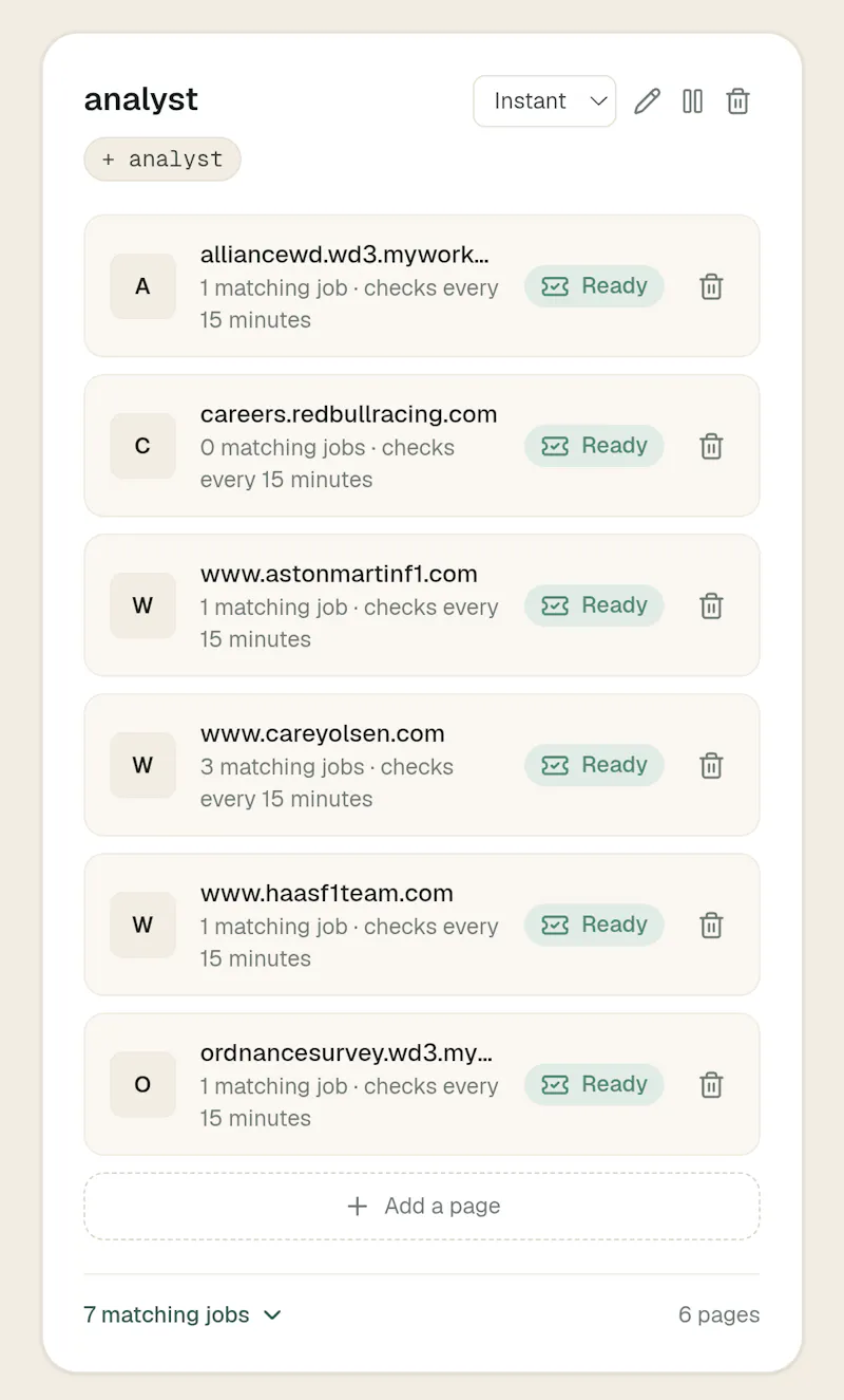 JobNotify screenshot 2