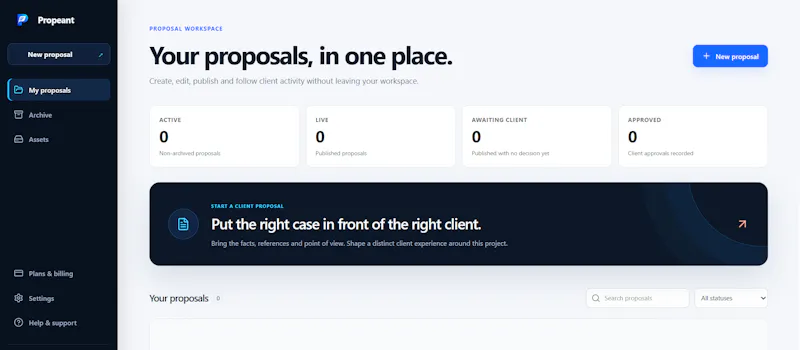 Propeant screenshot 1