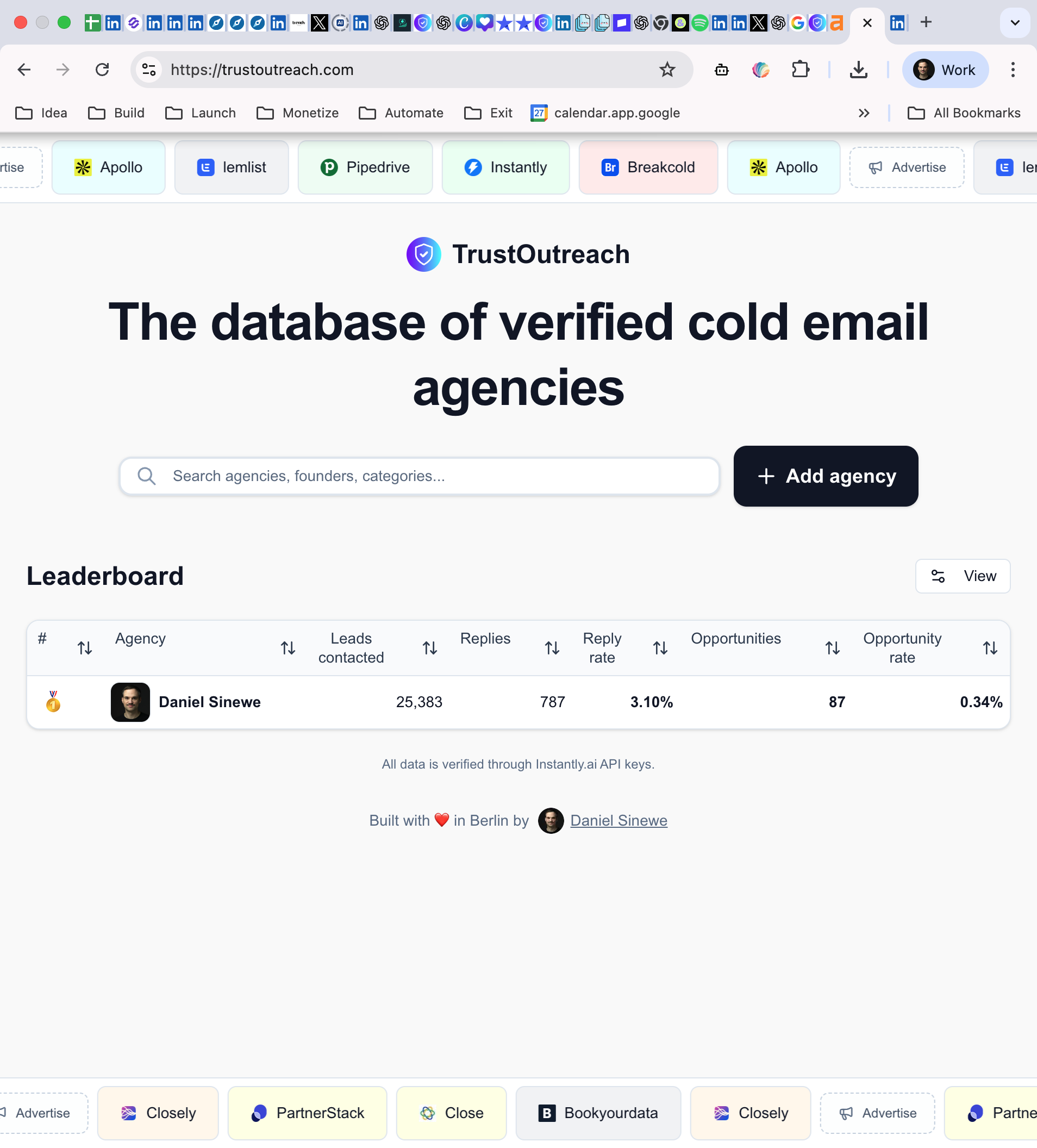 TrustOutreach - Screenshot 2 showing product features and functionality