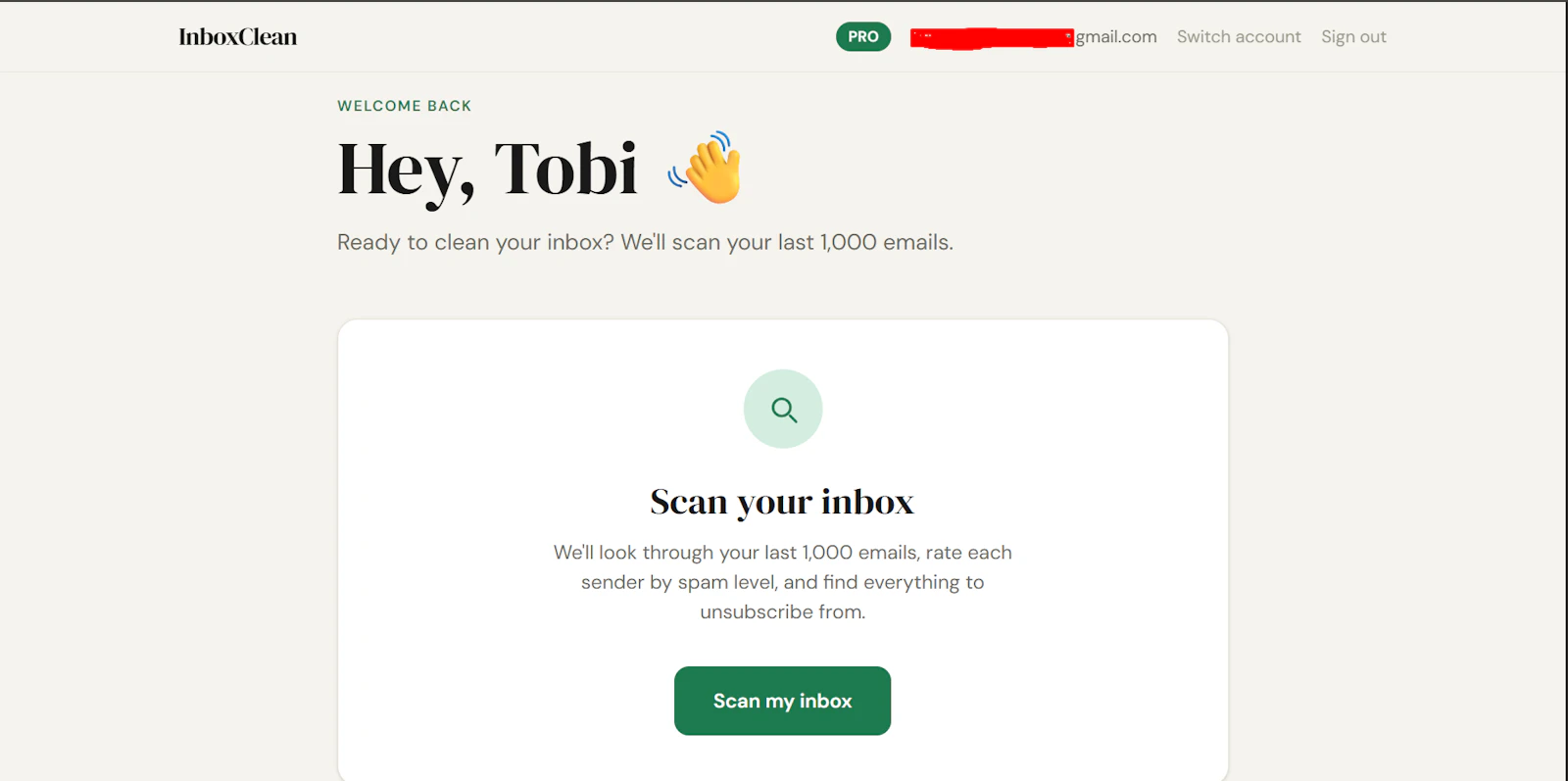 InboxClean screenshot 3