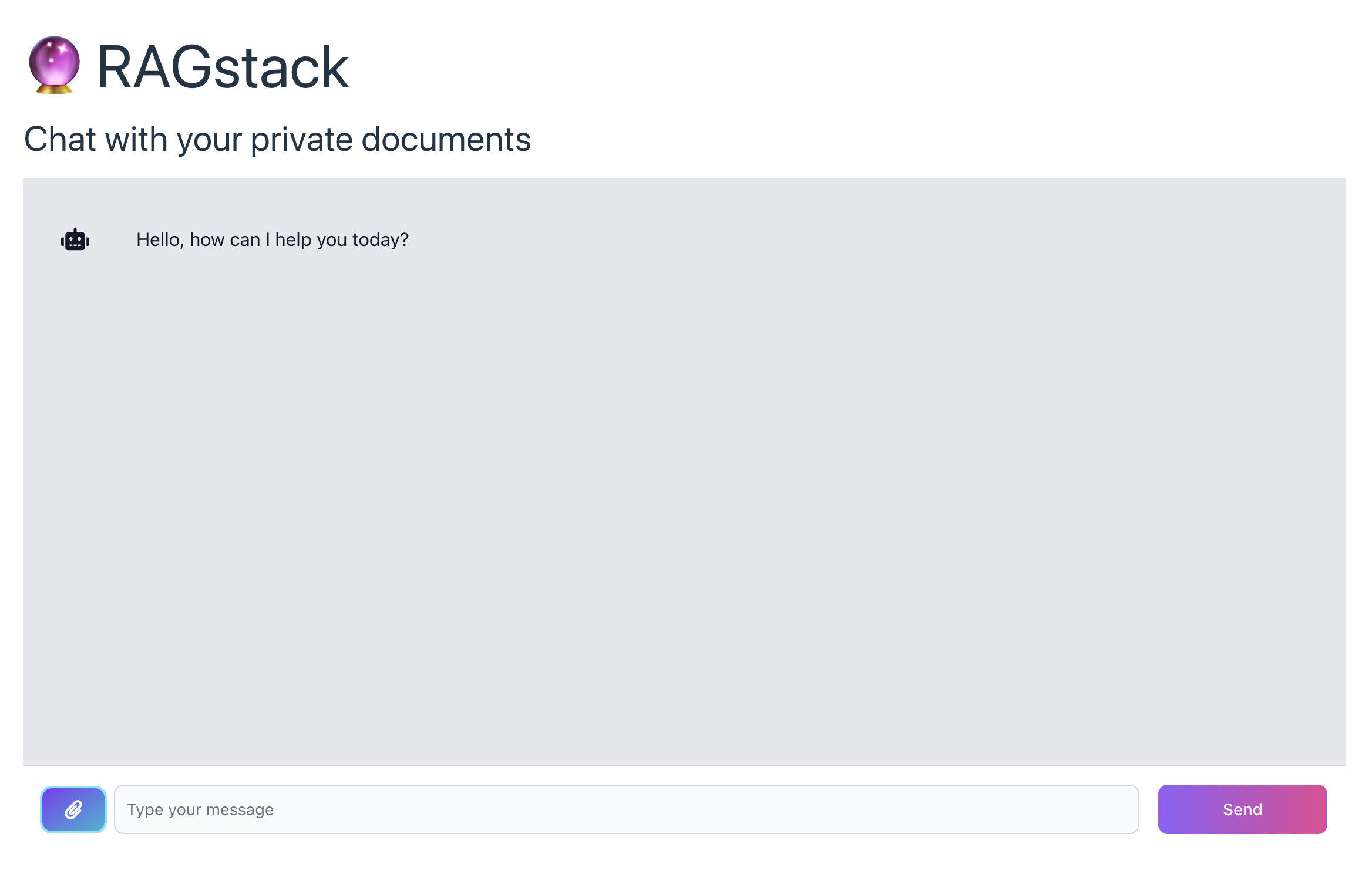 Mídia 1 de Ragstack - Implante uma alternativa privada de chatgpt hospedada em seu VPC