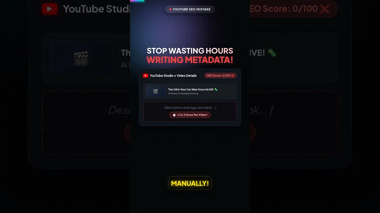 YouTube SEO metadata generator gallery image