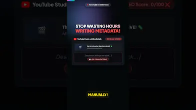 YouTube SEO metadata generator gallery image