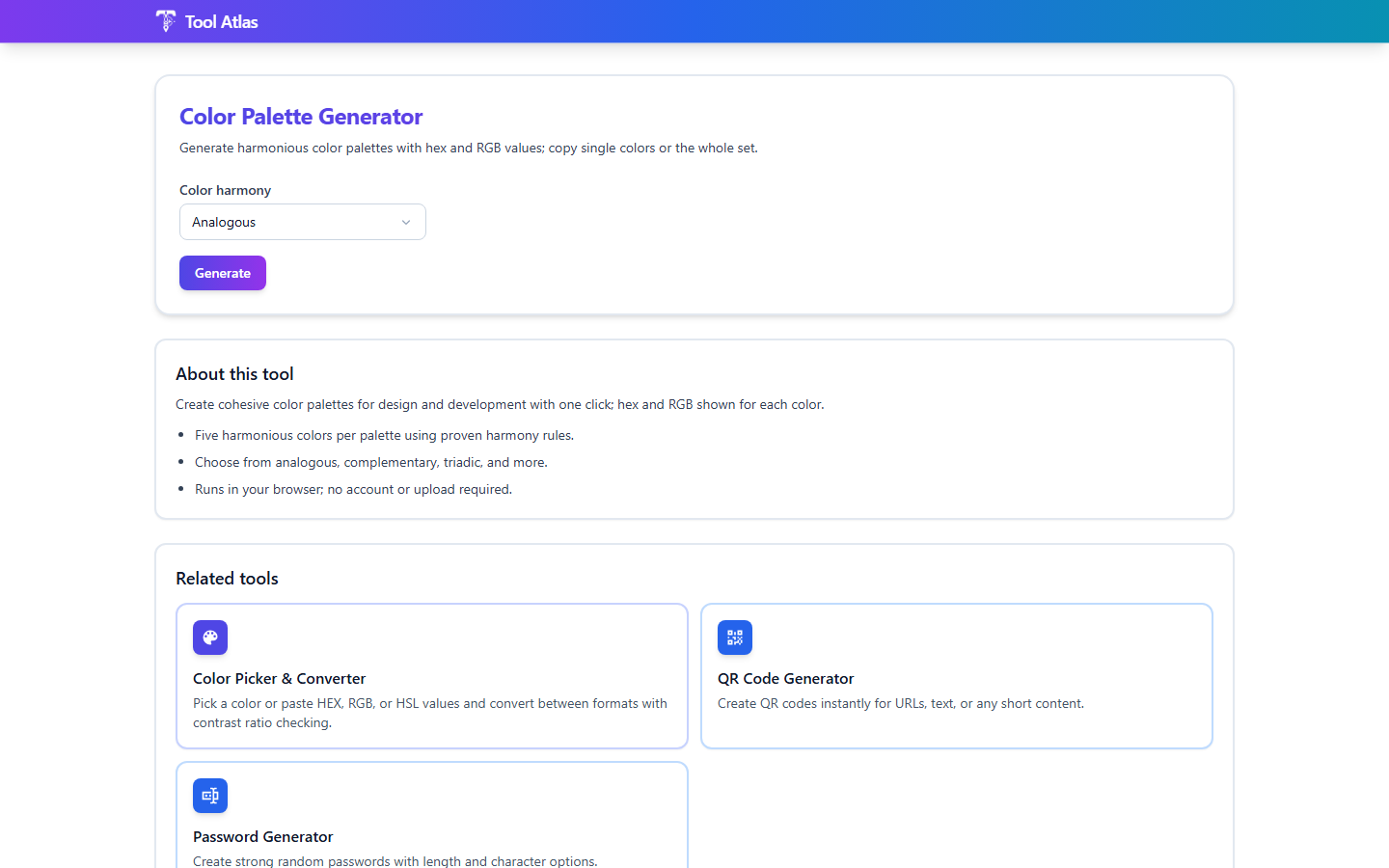 Tool Atlas: Free Online Toolbox gallery image