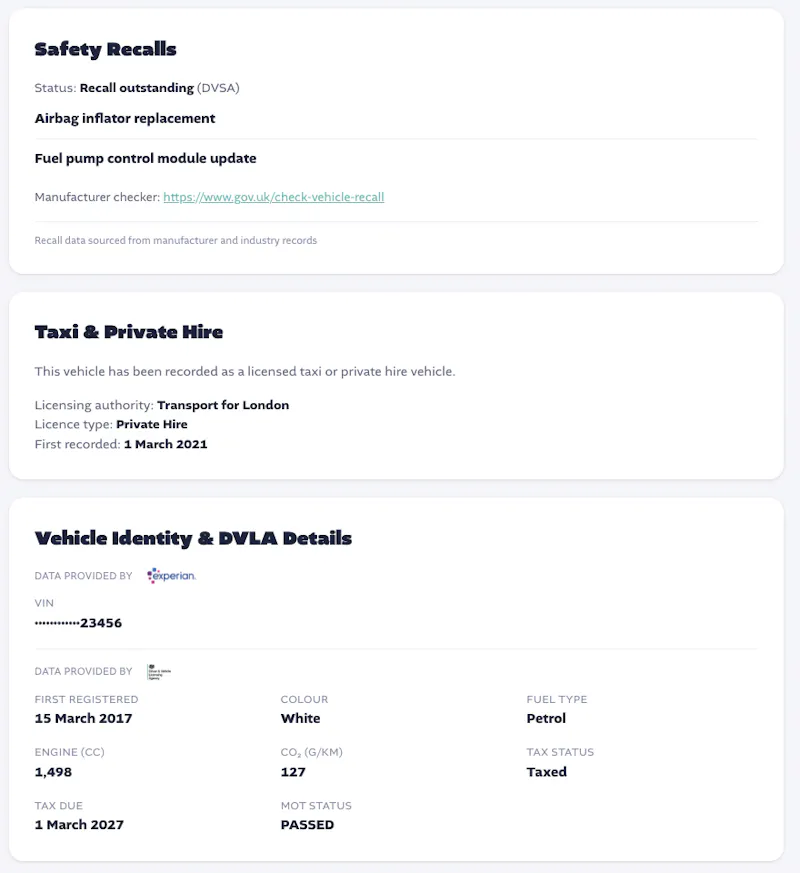 Brumble - Premium Vehicle Report screenshot 7