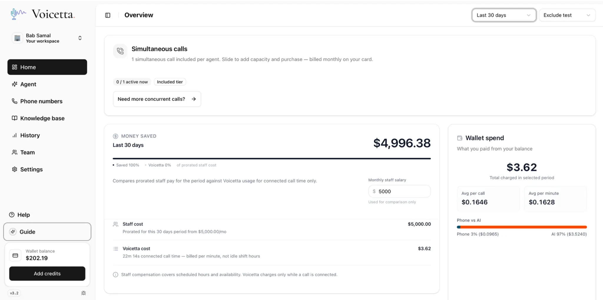 Voicetta – The Revenue AI Employee ***** 截图 3