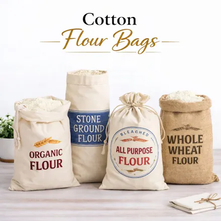 Cotton Drawstring Bags gallery image