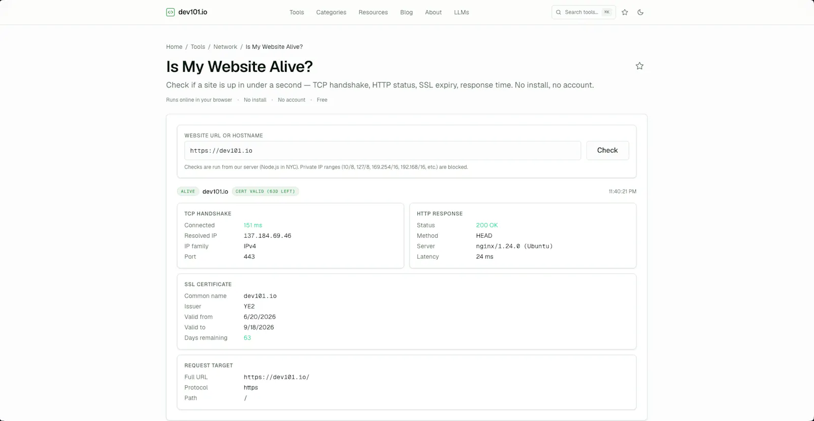 dev101.io screenshot 5