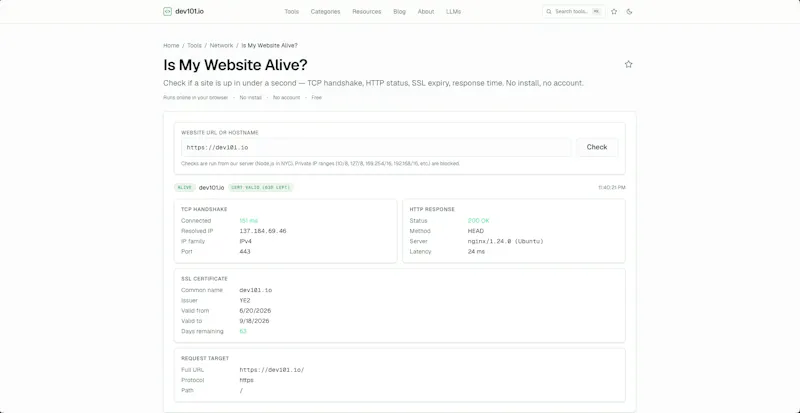 dev101.io screenshot 5