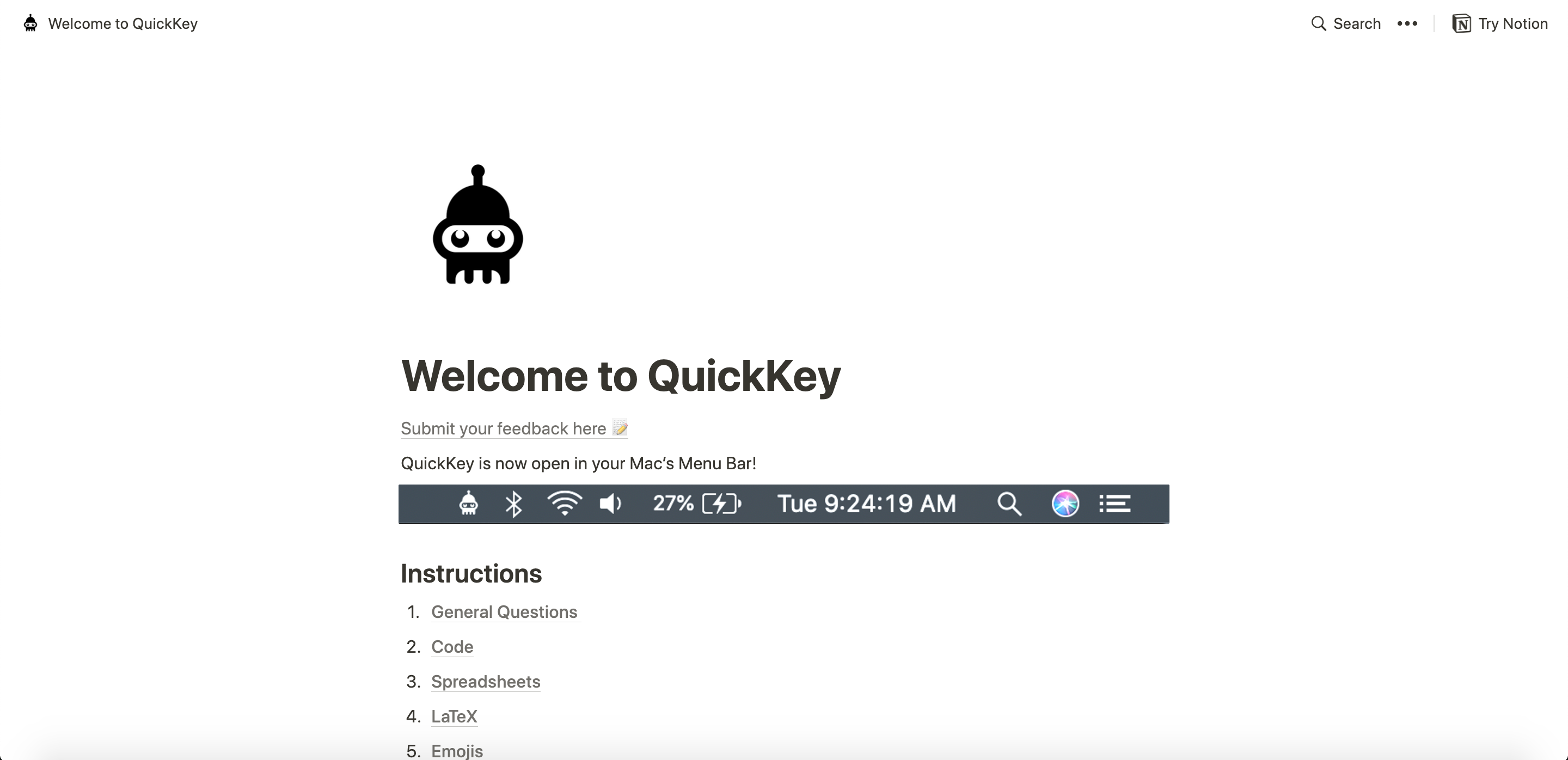 QuickKey Beta media 2