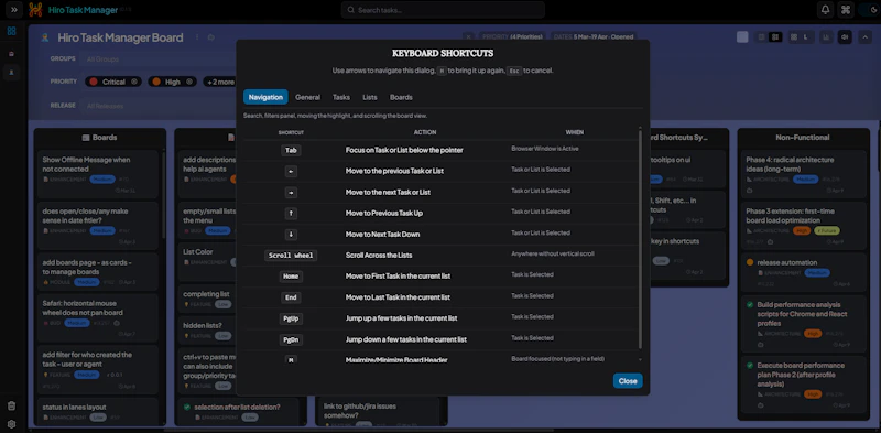 Hiro Task Manager screenshot 5