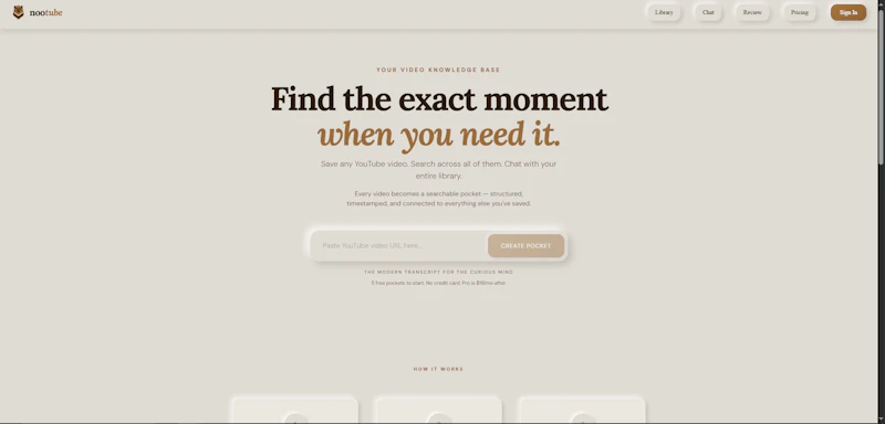 NooTube  screenshot 2