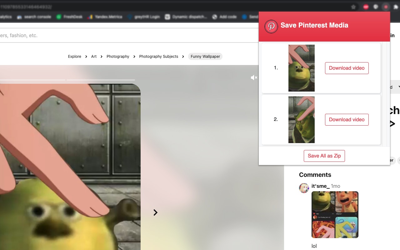 Pinterest Media Downloader gallery image