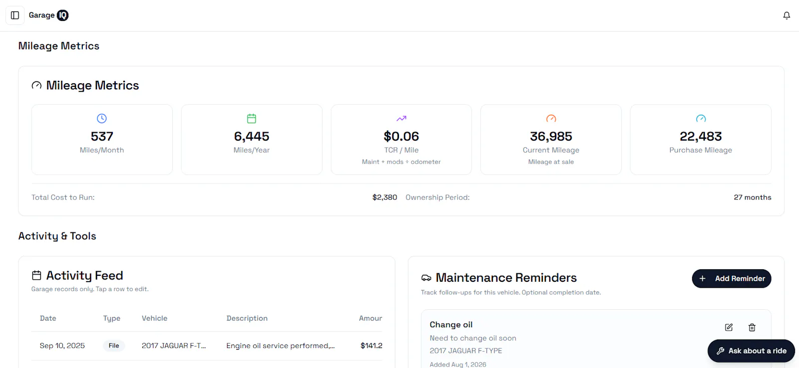 GarageIQ screenshot 6