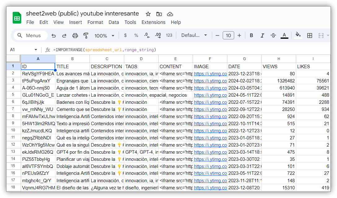 sheet2web media 2