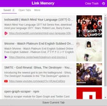Link Memory (Browser Extension) gallery image