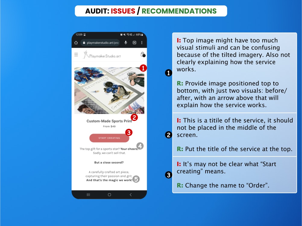 Раздел героя веб -сайта UX Cro Audit - Аудит оптимизации конверсии пользователей медиа 5