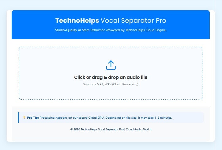 TechnoHelps AI Vocal Remover gallery image