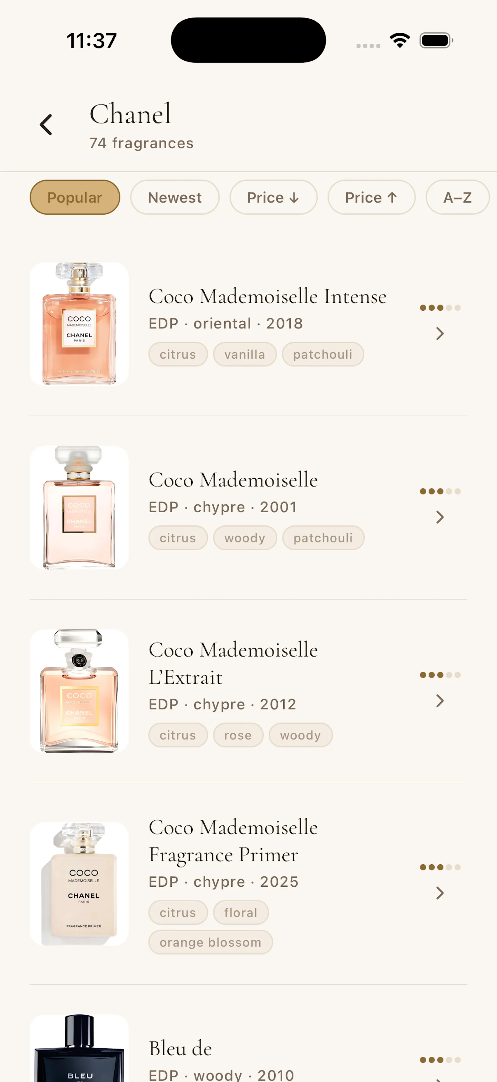 Perfume Picks screenshot 3