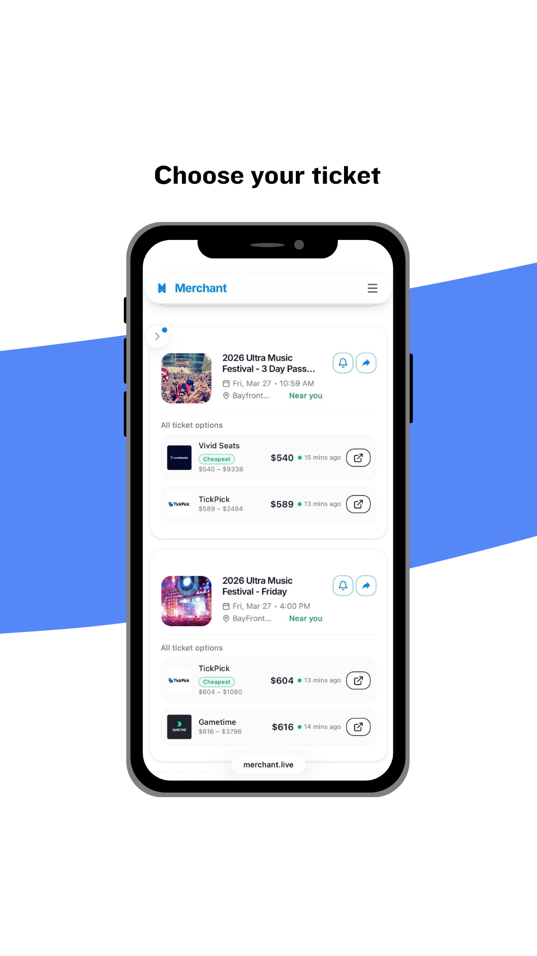 Merchant - Screenshot 5 showing product features and functionality