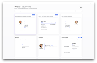 Opensense AI Email Signature Generator gallery image