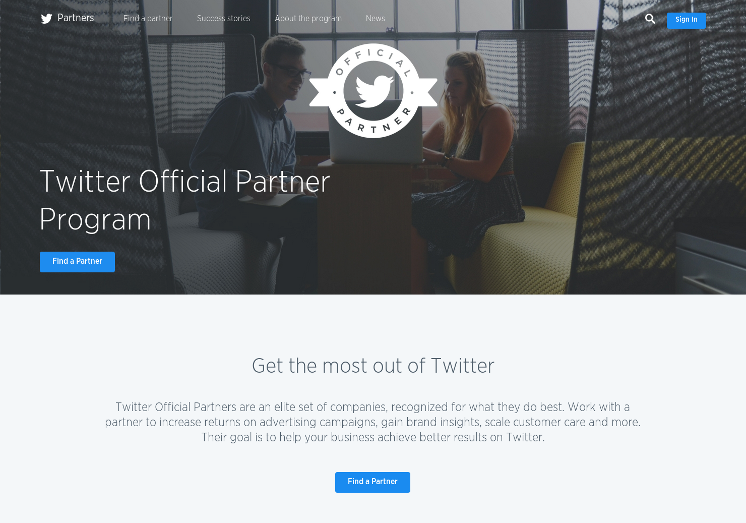 Twitter Official Partner Program
