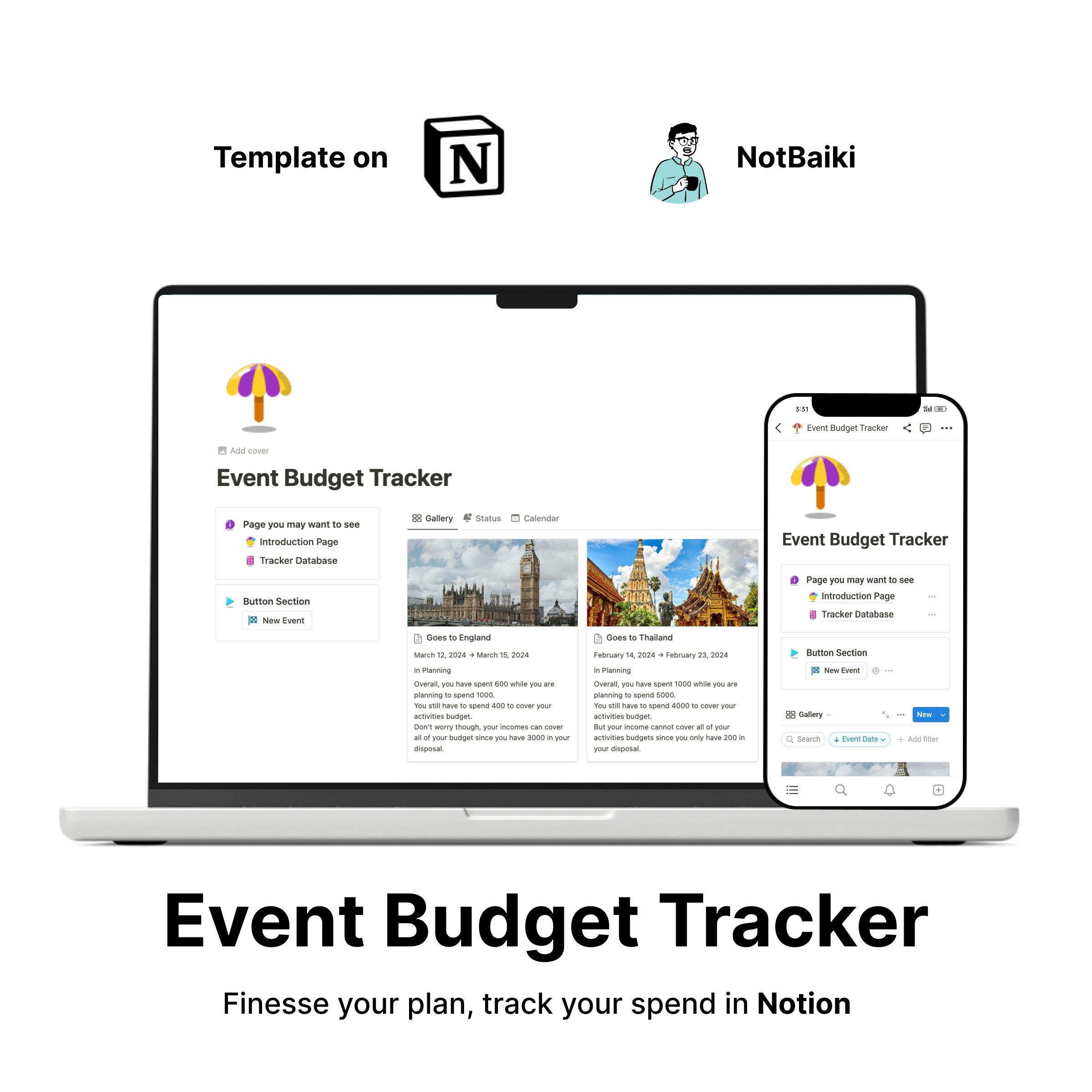 Event Budget Tracker