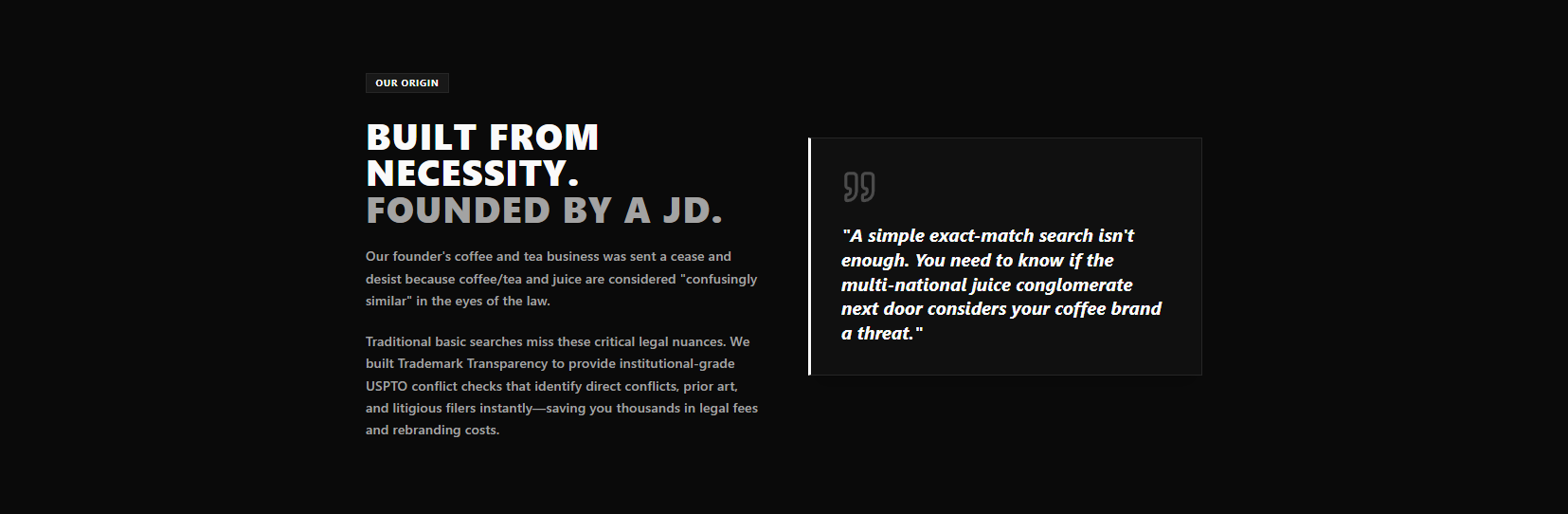 Trademark Transparency gallery image