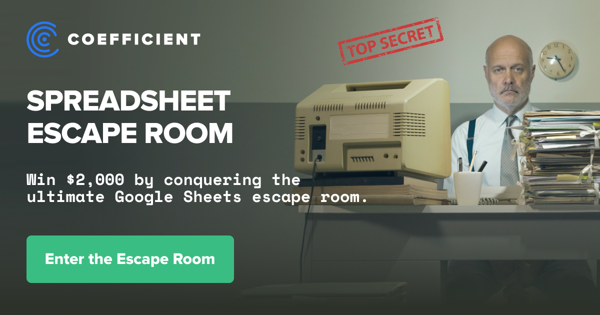 Google Sheets Escape Room