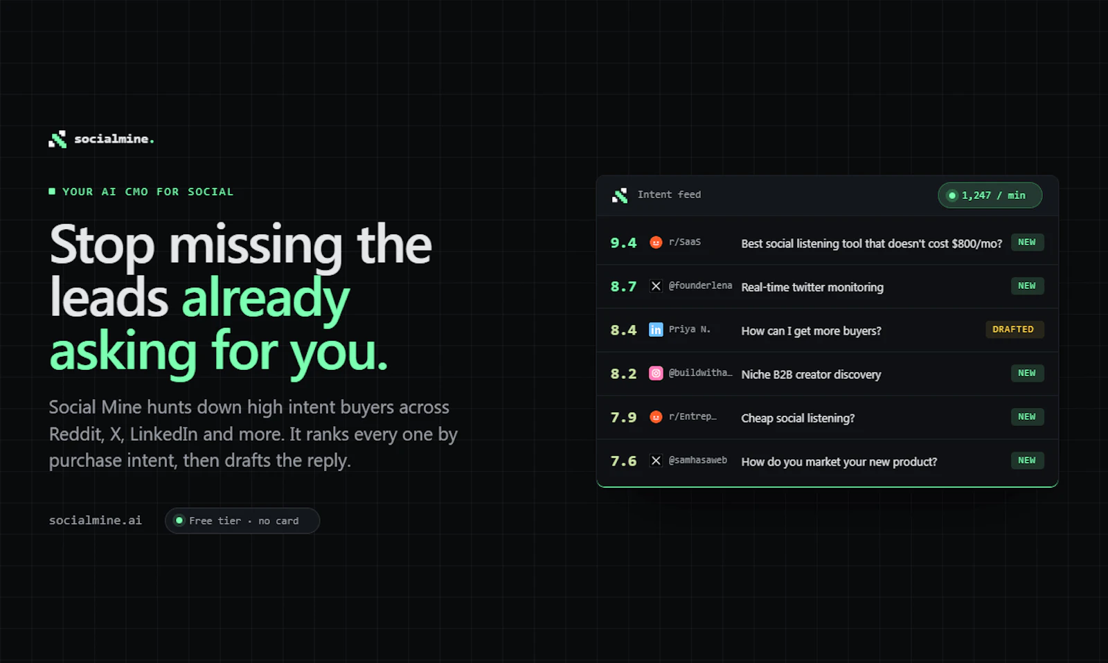 Socialmine screenshot 1