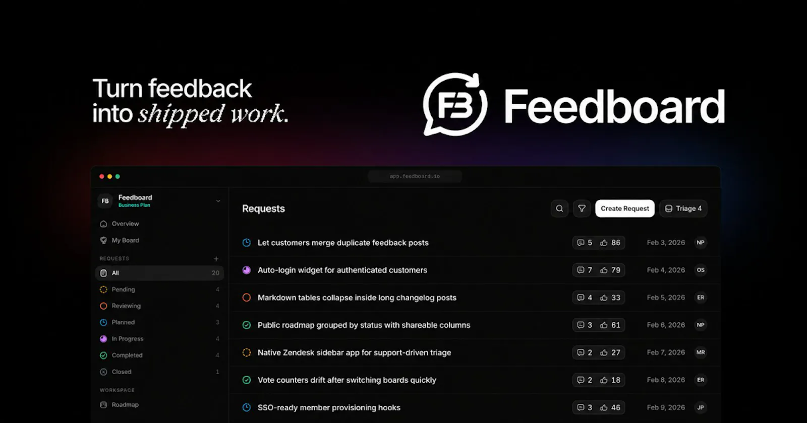 Feedboard screenshot 1