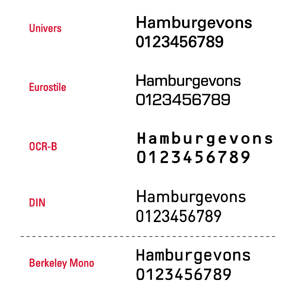 Berkeley Mono Typeface gallery image