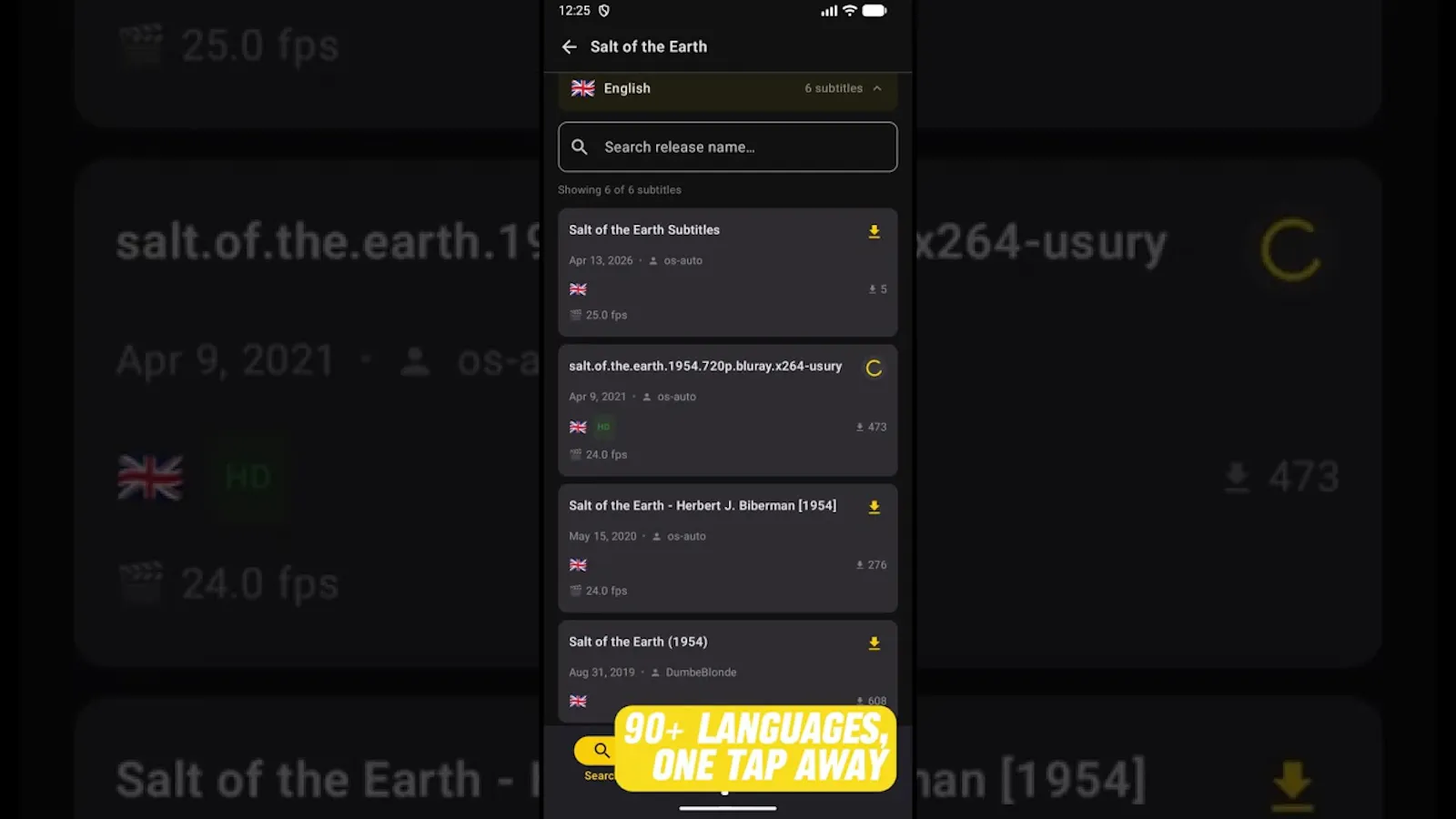 SubPlayer screenshot 1 (video preview)